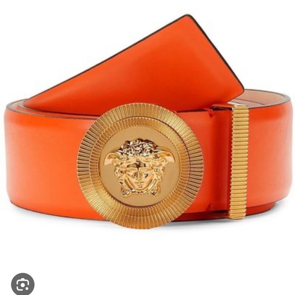 Versace Accessories - NEW ORANGE VERSACE BELT